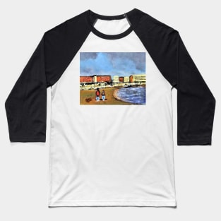 Mergellina Beach Walk Baseball T-Shirt